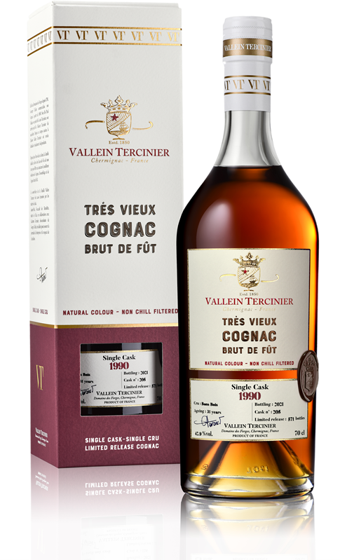 Vallein Tercinier Tres vieux Brut de fut, 1990, Bons Bois